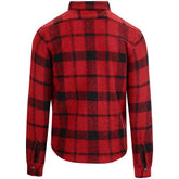 LEE Wool Zip Overshirt BRIGHT RED L67LVRKG 112116895